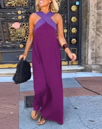 Quirine™ | Wrap-Front Maxi Dress.