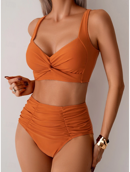 Shirley - Ruched Fabric Bikini